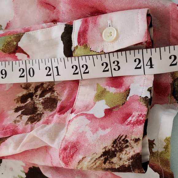 NWT Jones New York Signature Pink Conch Floral Top Size XL - Picture 8 of 11